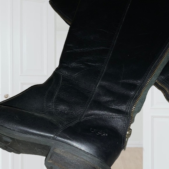 Women's UGG Tall Black Boots - Picture 4 of 9